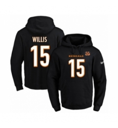 Football Mens Cincinnati Bengals 15 Damion Willis Black Name Number Pullover Hoodie Football Mens Cincinnati Bengals 15 Damion Willis Black Name Number Pullover Hoodie