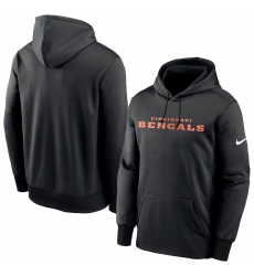 Men Cincinnati Bengals Nike Fan Gear Wordmark Performance Pullover Hoodie Black Men Cincinnati Bengals Nike Fan Gear Wordmark Performance Pullover Hoodie Black