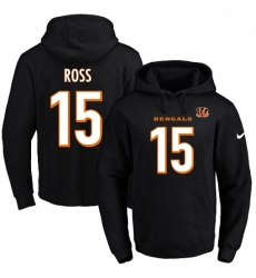 NFL Mens Nike Cincinnati Bengals 15 John Ross Black Name Number Pullover Hoodie NFL Mens Nike Cincinnati Bengals 15 John Ross Black Name Number Pullover Hoodie