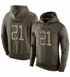 NFL Nike Cincinnati Bengals 21 Darqueze Dennard Green Salute To Service Mens Pullover Hoodie NFL Nike Cincinnati Bengals 21 Darqueze Dennard Green Salute To Service Mens Pullover Hoodie