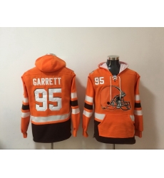 Men Nike Cleveland Browns Myles Garrett 95 NFL Winter Thick Hoodie Men Nike Cleveland Browns Myles Garrett 95 NFL Winter Thick Hoodie