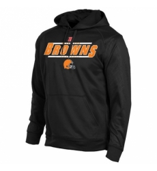 NFL Cleveland Browns Historic Logo Majestic Synthetic Hoodie Sweatshirt Black NFL Cleveland Browns Historic Logo Majestic Synthetic Hoodie Sweatshirt Black