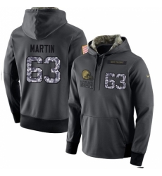 NFL Mens Nike Cleveland Browns 63 Marcus Martin Stitched Black Anthracite Salute to Service Player Performance Hoodie NFL Mens Nike Cleveland Browns 63 Marcus Martin Stitched Black Anthracite Salute to Service Player Performance Hoodie