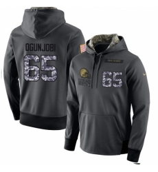NFL Mens Nike Cleveland Browns 65 Larry Ogunjobi Stitched Black Anthracite Salute to Service Player Performance Hoodie NFL Mens Nike Cleveland Browns 65 Larry Ogunjobi Stitched Black Anthracite Salute to Service Player Performance Hoodie