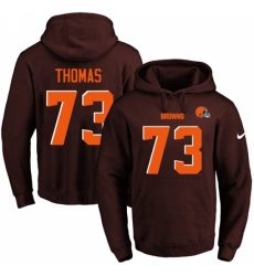 NFL Mens Nike Cleveland Browns 73 Joe Thomas Brown Name Number Pullover Hoodie NFL Mens Nike Cleveland Browns 73 Joe Thomas Brown Name Number Pullover Hoodie