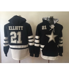 Men Nike Dallas Cowboys Ezekiel Elliott 21 NFL Winter Thick Hoodie Men Nike Dallas Cowboys Ezekiel Elliott 21 NFL Winter Thick Hoodie