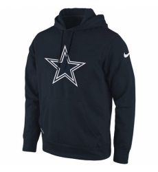 NFL Dallas Cowboys Nike KO Logo Essential Pullover Hoodie Navy NFL Dallas Cowboys Nike KO Logo Essential Pullover Hoodie Navy