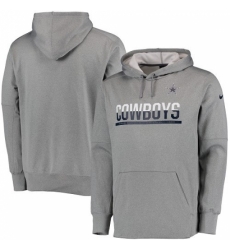 NFL Mens Dallas Cowboys Nike Gray Sideline Circuit Pullover Performance Hoodie NFL Mens Dallas Cowboys Nike Gray Sideline Circuit Pullover Performance Hoodie
