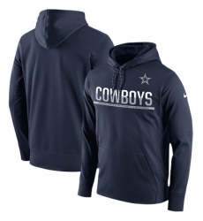 NFL Mens Dallas Cowboys Nike Navy Sideline Circuit Pullover Performance Hoodie NFL Mens Dallas Cowboys Nike Navy Sideline Circuit Pullover Performance Hoodie