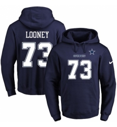 NFL Mens Nike Dallas Cowboys 73 Joe Looney Navy Blue Name Number Pullover Hoodie NFL Mens Nike Dallas Cowboys 73 Joe Looney Navy Blue Name Number Pullover Hoodie
