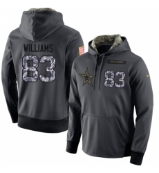 NFL Mens Nike Dallas Cowboys 83 Terrance Williams Stitched Black Anthracite Salute to Service Player Performance Hoodie NFL Mens Nike Dallas Cowboys 83 Terrance Williams Stitched Black Anthracite Salute to Service Player Performance Hoodie