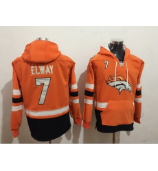 Men Nike Denver Broncos John Elway 7 NFL Winter Thick Hoodie Men Nike Denver Broncos John Elway 7 NFL Winter Thick Hoodie