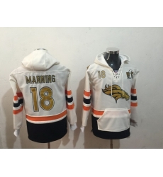 Men Nike Denver Broncos Peyton Manning 18 NFL Winter Thick Hoodie Men Nike Denver Broncos Peyton Manning 18 NFL Winter Thick Hoodie