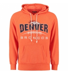 NFL Denver Broncos Majestic First Down Tri Blend Pullover Hoodie Orange NFL Denver Broncos Majestic First Down Tri Blend Pullover Hoodie Orange