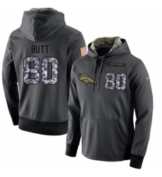 NFL Mens Nike Denver Broncos 80 Jake Butt Stitched Black Anthracite Salute to Service Player Performance Hoodie NFL Mens Nike Denver Broncos 80 Jake Butt Stitched Black Anthracite Salute to Service Player Performance Hoodie