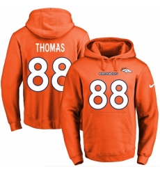 NFL Mens Nike Denver Broncos 88 Demaryius Thomas Orange Name Number Pullover Hoodie NFL Mens Nike Denver Broncos 88 Demaryius Thomas Orange Name Number Pullover Hoodie