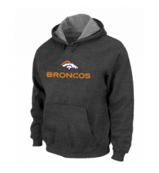 NFL Mens Nike Denver Broncos Authentic Logo Pullover Hoodie Dark Grey NFL Mens Nike Denver Broncos Authentic Logo Pullover Hoodie Dark Grey