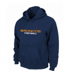 NFL Mens Nike Denver Broncos Font Pullover Hoodie Blue NFL Mens Nike Denver Broncos Font Pullover Hoodie Blue
