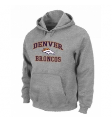 NFL Mens Nike Denver Broncos Heart Soul Pullover Hoodie Grey NFL Mens Nike Denver Broncos Heart Soul Pullover Hoodie Grey