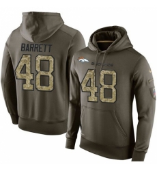 NFL Nike Denver Broncos 48 Shaquil Barrett Green Salute To Service Mens Pullover Hoodie NFL Nike Denver Broncos 48 Shaquil Barrett Green Salute To Service Mens Pullover Hoodie