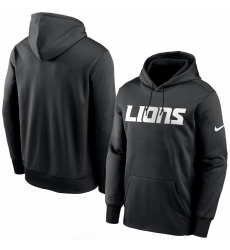 Men Detroit Lions Nike Fan Gear Wordmark Performance Pullover Hoodie Black Men Detroit Lions Nike Fan Gear Wordmark Performance Pullover Hoodie Black
