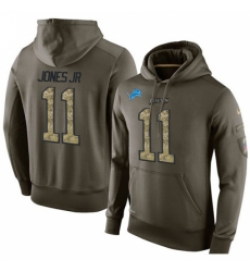 NFL Nike Detroit Lions 11 Marvin Jones Jr Green Salute To Service Mens Pullover Hoodie NFL Nike Detroit Lions 11 Marvin Jones Jr Green Salute To Service Mens Pullover Hoodie