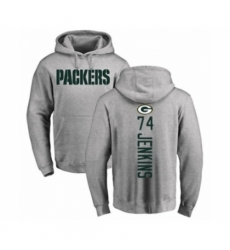 Football Green Bay Packers 74 Elgton Jenkins Ash Backer Hoodie Football Green Bay Packers 74 Elgton Jenkins Ash Backer Hoodie