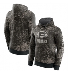 Men Green Bay Packers Black Gray Blackout Tonal Pullover Hoodie Men Green Bay Packers Black Gray Blackout Tonal Pullover Hoodie