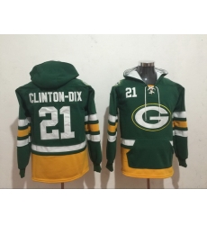 Men Nike Green Bay Packers Ha Ha Clinton-Dix 21 NFL Winter Thick Hoodie Men Nike Green Bay Packers Ha Ha Clinton-Dix 21 NFL Winter Thick Hoodie