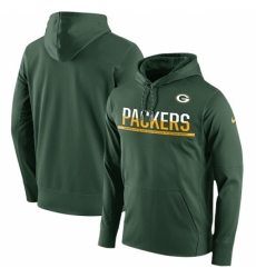NFL Mens Green Bay Packers Nike Green Sideline Circuit Pullover Performance Hoodie NFL Mens Green Bay Packers Nike Green Sideline Circuit Pullover Performance Hoodie