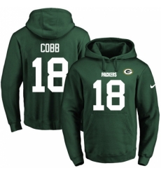 NFL Mens Nike Green Bay Packers 18 Randall Cobb Green Name Number Pullover Hoodie NFL Mens Nike Green Bay Packers 18 Randall Cobb Green Name Number Pullover Hoodie