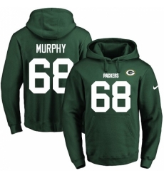NFL Mens Nike Green Bay Packers 68 Kyle Murphy Green Name Number Pullover Hoodie NFL Mens Nike Green Bay Packers 68 Kyle Murphy Green Name Number Pullover Hoodie