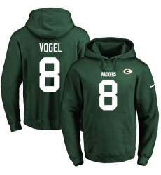 NFL Mens Nike Green Bay Packers 8 Justin Vogel Green Name Number Pullover Hoodie NFL Mens Nike Green Bay Packers 8 Justin Vogel Green Name Number Pullover Hoodie