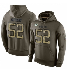 NFL Nike Green Bay Packers 52 Clay Matthews Green Salute To Service Mens Pullover Hoodie NFL Nike Green Bay Packers 52 Clay Matthews Green Salute To Service Mens Pullover Hoodie