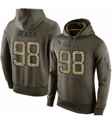 NFL Nike Houston Texans 98 DJ Reader Green Salute To Service Mens Pullover Hoodie NFL Nike Houston Texans 98 DJ Reader Green Salute To Service Mens Pullover Hoodie