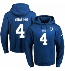 NFL Mens Nike Indianapolis Colts 4 Adam Vinatieri Royal Blue Name Number Pullover Hoodie NFL Mens Nike Indianapolis Colts 4 Adam Vinatieri Royal Blue Name Number Pullover Hoodie