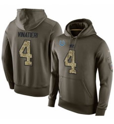 NFL Nike Indianapolis Colts 4 Adam Vinatieri Green Salute To Service Mens Pullover Hoodie NFL Nike Indianapolis Colts 4 Adam Vinatieri Green Salute To Service Mens Pullover Hoodie