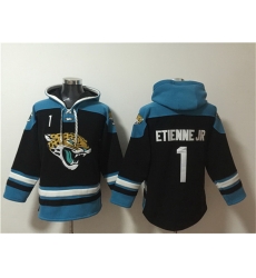 Men Jacksonville Jaguars 1 Travis Etienne Jr Black Ageless Must Have Lace Up Pullover Hoodie Men Jacksonville Jaguars 1 Travis Etienne Jr Black Ageless Must Have Lace Up Pullover Hoodie