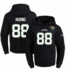 NFL Mens Nike Jacksonville Jaguars 88 Allen Hurns Black Name Number Pullover Hoodie NFL Mens Nike Jacksonville Jaguars 88 Allen Hurns Black Name Number Pullover Hoodie