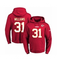 Football Mens Kansas City Chiefs 31 Darrel Williams Red Name Number Pullover Hoodie Football Mens Kansas City Chiefs 31 Darrel Williams Red Name Number Pullover Hoodie