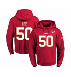 Football Mens Kansas City Chiefs 50 Darron Lee Red Name Number Pullover Hoodie Football Mens Kansas City Chiefs 50 Darron Lee Red Name Number Pullover Hoodie