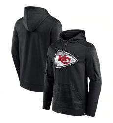 Men Kansas City Chiefs Black On The Ball Pullover Hoodie Men Kansas City Chiefs Black On The Ball Pullover Hoodie