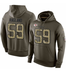 NFL Nike Kansas City Chiefs 59 Reggie Ragland Green Salute To Service Mens Pullover Hoodie NFL Nike Kansas City Chiefs 59 Reggie Ragland Green Salute To Service Mens Pullover Hoodie
