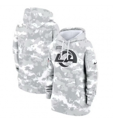 Women Los Angeles Rams 2024 Arctic Camo Salute To Service Club Fleece Pullover Hoodie Women Los Angeles Rams 2024 Arctic Camo Salute To Service Club Fleece Pullover Hoodie