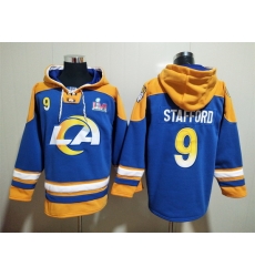 NFL Men Los Angeles Rams 9 Matthew Stafford Stitched Hoodie II NFL Men Los Angeles Rams 9 Matthew Stafford Stitched Hoodie II