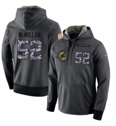 NFL Mens Nike Miami Dolphins 52 Raekwon McMillan Stitched Black Anthracite Salute to Service Player Performance Hoodie NFL Mens Nike Miami Dolphins 52 Raekwon McMillan Stitched Black Anthracite Salute to Service Player Performance Hoodie