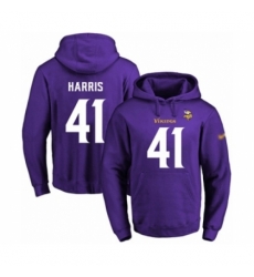 Football Mens Minnesota Vikings 41 Anthony Harris Purple Name Number Pullover Hoodie Football Mens Minnesota Vikings 41 Anthony Harris Purple Name Number Pullover Hoodie