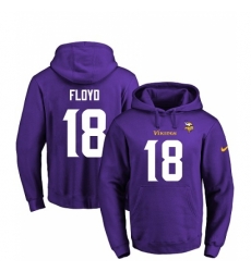 NFL Mens Nike Minnesota Vikings 18 Michael Floyd Purple Name Number Pullover Hoodie NFL Mens Nike Minnesota Vikings 18 Michael Floyd Purple Name Number Pullover Hoodie