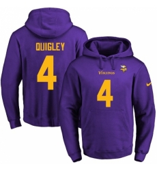 NFL Mens Nike Minnesota Vikings 4 Ryan Quigley PurpleGold No Name Number Pullover Hoodie NFL Mens Nike Minnesota Vikings 4 Ryan Quigley PurpleGold No Name Number Pullover Hoodie