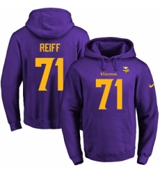 NFL Mens Nike Minnesota Vikings 71 Riley Reiff PurpleGold No Name Number Pullover Hoodie NFL Mens Nike Minnesota Vikings 71 Riley Reiff PurpleGold No Name Number Pullover Hoodie